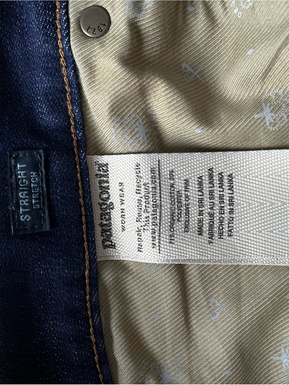Patagonia Men's Skinny Jeans in Deep Indigo - Picture 5 of 6
